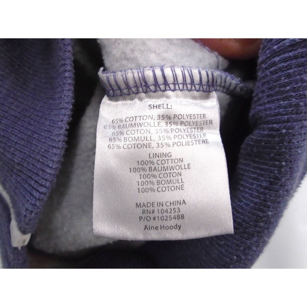 Horseware Ireland Full-Zip Fleece Sherpa Hoodie Womens Size XS Purple Cotton - Picture 9 of 9